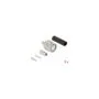 TNC Stecker zum Crimpen RG-174 RG-316 mit passendem Schrumpfschlauch - 5 Stück