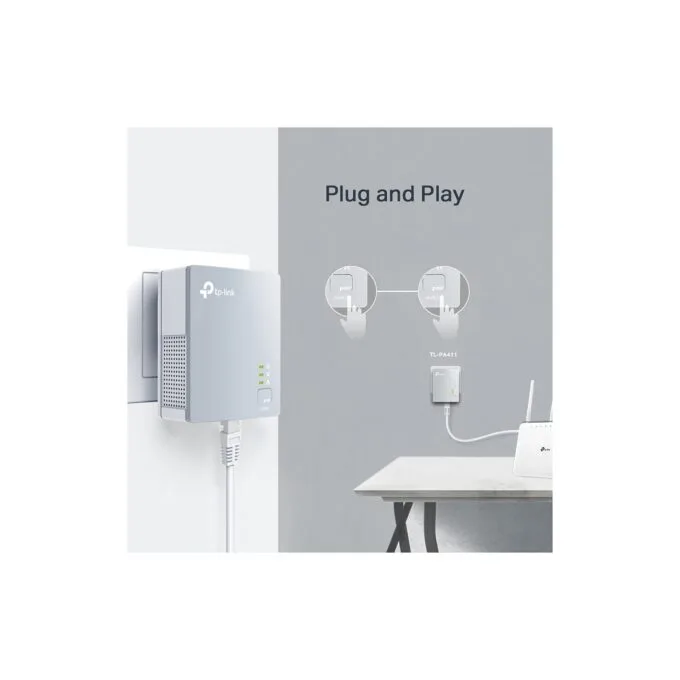 TP-LINK TL-PA411KIT AV500 Nano Powerline Adapter Starter Kit — image 3