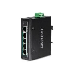 TRENDnet 5-Port Industrieller Gigabit PoE+ DIN-Rail-Switch
