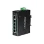 TRENDnet 5-Port Industrieller Gigabit PoE+ DIN-Rail-Switch