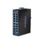 TRENDnet TI-G162 16-Port DIN-Rail Switch Industrial Gigabit