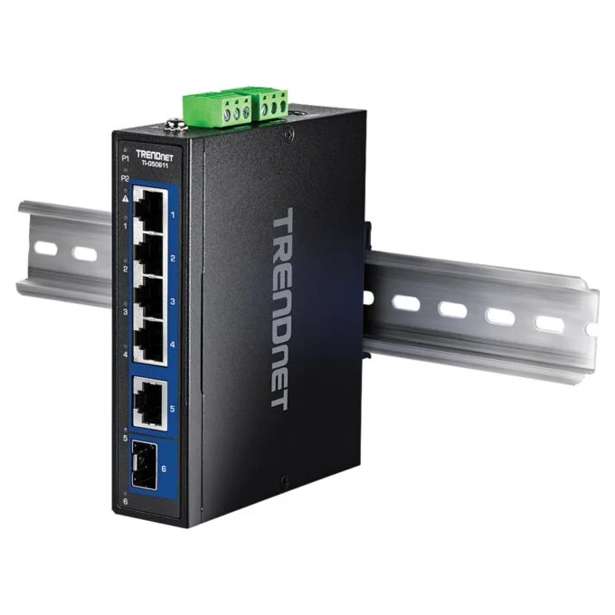 TRENDnet TI-G50611 Industrial DIN-Rail Switch 6-Port 2.5G mit 10G Ports — image 5