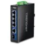TRENDnet TI-G50611 Industrial DIN-Rail Switch 6-Port 2.5G mit 10G Ports