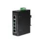 TRENDnet TI-PE50 DIN-Rail Switch 5-Port Industrial Fast Ethernet PoE+