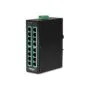 TRENDnet TI-PG160 DIN-Rail Switch PoE+ 16-Port Industrial Gigabit