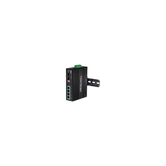TRENDnet TI-PG62B 6port Switch PoE+ 2SFP Industrial Gigabit — image 6