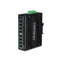 TRENDnet TI-PG80B 8-Port PoE+ Switch Industrial Gigabit DIN-Rail