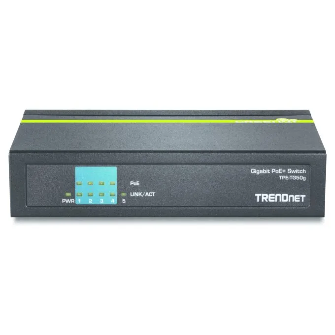 TRENDnet TPE-TG50g 5-Port Gigabit PoE+ Switch — image 3