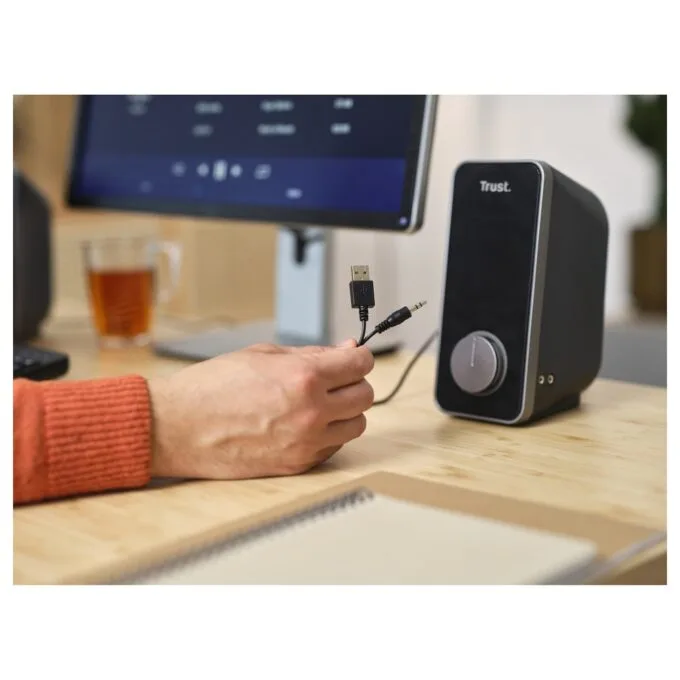 Trust Arys 2.0-Lautsprecherset - 14 Watt (Gesamt) - USB - schwarz — image 7