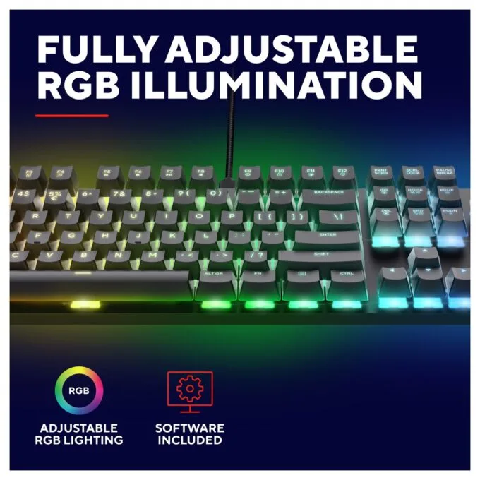 TRUST GXT871 ZORA MECH. TASTATUR DE — image 12