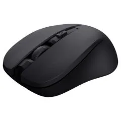 TRUST Mydo Leise optische Maus, Kabellos Reduziert Klickgeräusche um mindestens 90 %