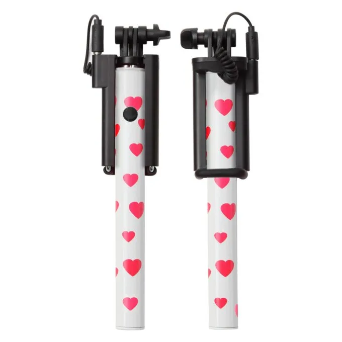 Ultron Selfie-Stick Hot Shot white pink heart — image 2