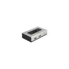 Umschalter USB 2.0 mit 1 x Typ-B Buchse zu 2 x Typ-A Buchse manuell bidirektional