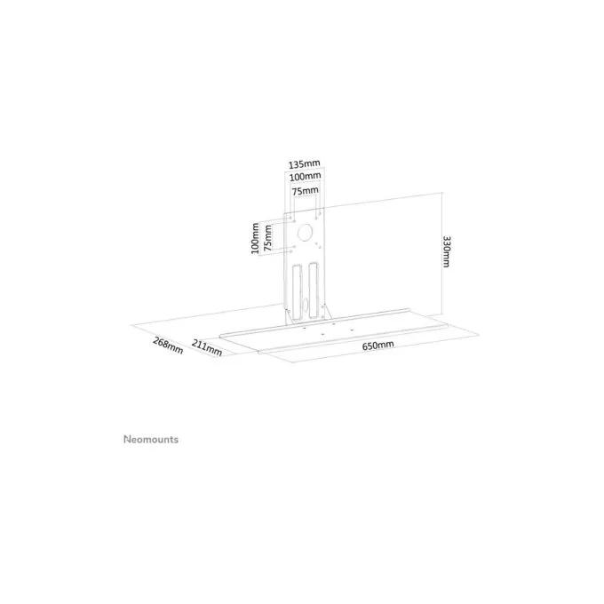Universelle Ablage für Tastaturen und Mäuse 2KG KEYB-V200BLACK Neomounts — image 8