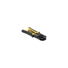 Universelle Crimpzange mit Abisolierer für 8P (RJ45) oder 6P (RJ12 11) Stecker