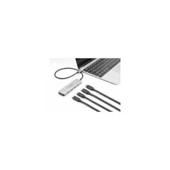 USB 10 Gbps USB Type-CTM Hub mit 4 x USB Type-CTM Buchse mit 35 cm Anschlusskabel