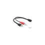 USB 3.0 A (2xSt) to A (Bu) 0.3m