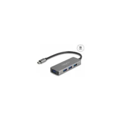 USB-C HUB 4Port DeLOCK 4xUSB3.2 Grey