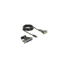 USB C to Adapter Seriell 9 Pin Stecker + 25 Pin Adapter FTDI Delock