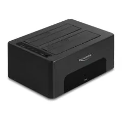 USB Dual Dockingstation für 2 x SATA HDD SSD mit Klon- und Löschfunktion