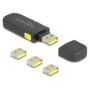 USB Port Blocker Set für USB Typ-A Buchse 4 Stück + Verschlusswerkzeug