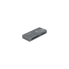 USB Type-CTM Card Reader für CFast und SD Speicherkarten + USB Hub mit Typ-A und USB Type-CTM Port