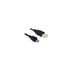 USB2.0 A - B mini (ST-ST) 1.5m DeLOCK Black