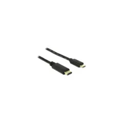 USB2.0 USB Type-C 2.0 Stecker to USB 2.0 Typ Micro-B Stecker 2.0 m schwarz Delock