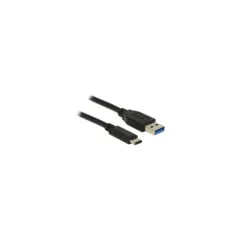 USB3.1 USB Typ-A Stecker to USB Type-CTM Stecker 1.0 m schwarz Delock