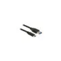 USB3.1 USB Typ-A Stecker to USB Type-CTM Stecker 1.0 m schwarz Delock
