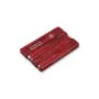 V-0.71 00.T Taschenmesser Swiss Card. rot transparent
