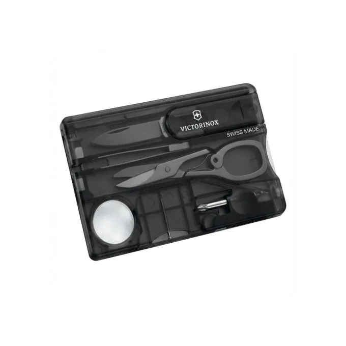 V-0.71 33.T3 Taschenmesser Swiss Card. schwarz transparent — image 1