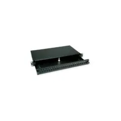 VALUE 19-Zoll-Spleibox leer 1 HE. ausziehbar. 24x SC SX LC DX