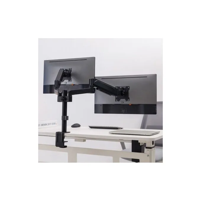 VALUE Dual LCD-Arm Trgerstange. 4 Gelenke. Tischmontage. 17-32 Zoll. bis 2x 9 kg — image 2