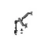 VALUE Dual LCD-Arm Trgerstange. 4 Gelenke. Tischmontage. 17-32 Zoll. bis 2x 9 kg