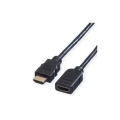 VALUE HDMI High Speed Verlngerungskabel mit Ethernet ST-BU 2m