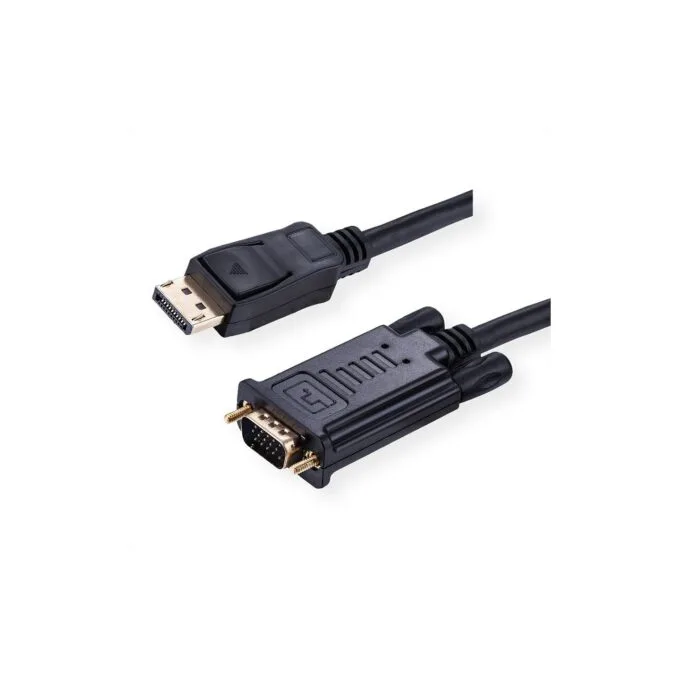 VALUE Kabel DisplayPort-VGA. DP ST - VGA ST. schwarz. 1 m — image 2