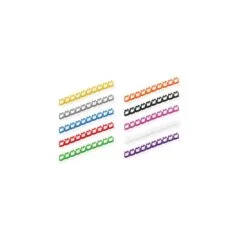 VALUE Kabelmarkierungsset fr Patchkabel. 5 - 6.5mm. 10 x 10 St.. mehrfarbig