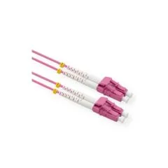 VALUE LWL-Kabel 50 125m OM4. LC LC. Low-Loss-Stecker. violett. 20 m