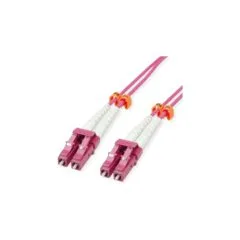VALUE LWL-Kabel 50 125m OM4. LC LC. Low-Loss-Stecker. violett. 7 m