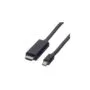VALUE Mini DisplayPort Kabel. Mini DP-UHDTV. ST ST. schwarz. 3 m