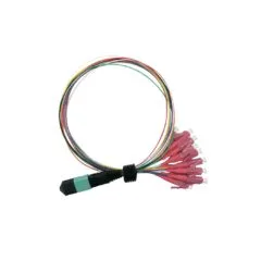 VALUE MPO-Fanout-Kabel 50 125m OM4. MPO 12x LC. violett. 2 m
