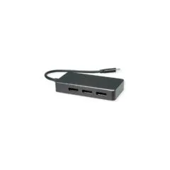 VALUE Multi-Display Adapter USB Typ C - 3x DP. Multi-Stream 4K