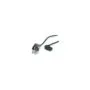 VALUE Netzkabel abgewinkelte IEC-Buchse schwarz 1.8m
