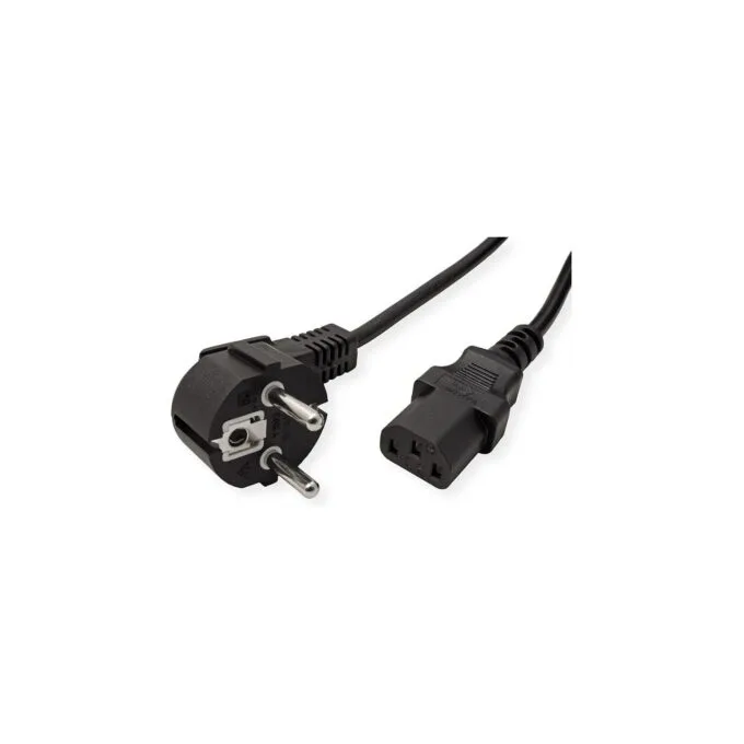 VALUE Netzkabel. gerade IEC-Buchse. schwarz. 0.6 m — image 3