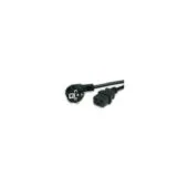 VALUE Netzkabel Schutzkontakt CEE7 7 - IEC320-C19. 16A. schwarz. 2 m