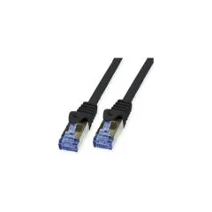 VALUE Outdoor Patchkabel Cat.6A (Class EA) S FTP (PiMF). Massivdraht. LSOH. schwarz. 20 m