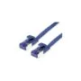 VALUE Patchkabel Cat.6A (Class EA) FTP. extra-flach. blau. 0.5 m