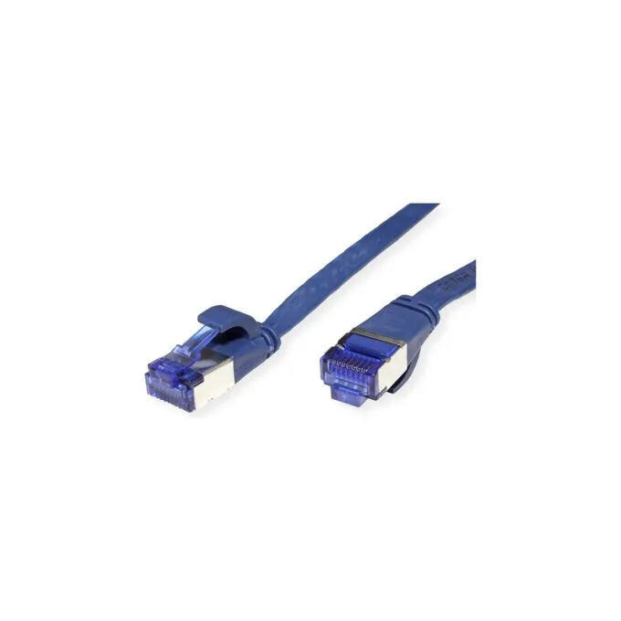 VALUE Patchkabel Cat.6A (Class EA) FTP. extra-flach. blau. 1 m — image 2