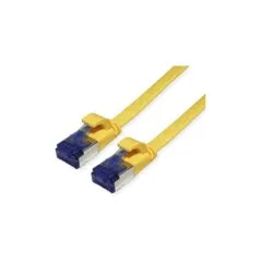 VALUE Patchkabel Cat.6A (Class EA) FTP, extra-flach, gelb, 3 m